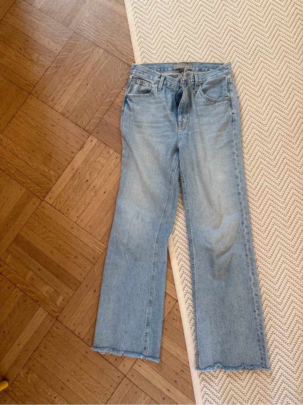 J. Crew point sur wide-Leg Jeans
